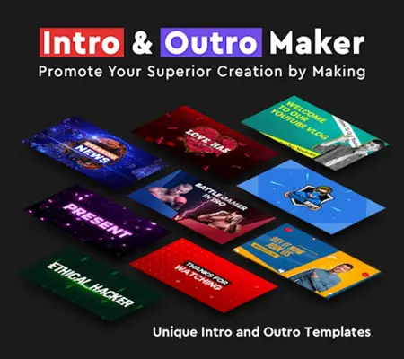 Intro Promo Video Maker Introz android App screenshot 0