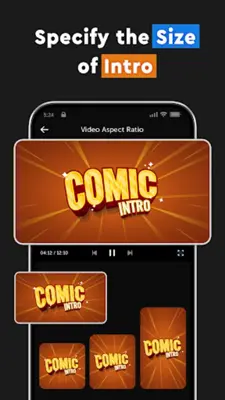 Intro Promo Video Maker Introz android App screenshot 1