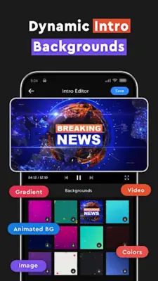 Intro Promo Video Maker Introz android App screenshot 3