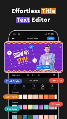 Intro Promo Video Maker Introz android App screenshot 5